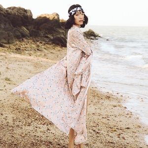 Clotilde Summer Vacation Beach Dress Coat